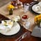 DII® Natural Ruffle Trim Jute Table Runner, 14x108 inch